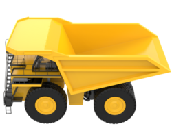 Mining truck isolated on background. 3d rendering - illustration png