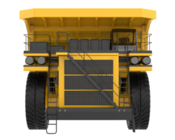 Mining truck isolated on background. 3d rendering - illustration png