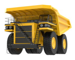 Mining truck isolated on background. 3d rendering - illustration png