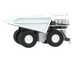 Mining truck isolated on background. 3d rendering - illustration png