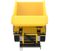 Mining truck isolated on background. 3d rendering - illustration png