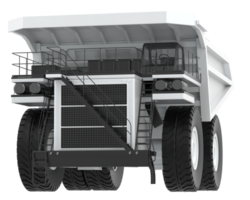 Mining truck isolated on background. 3d rendering - illustration png