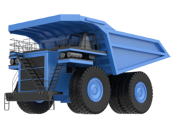 Mining truck isolated on background. 3d rendering - illustration png
