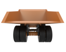 Mining truck isolated on background. 3d rendering - illustration png