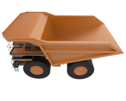 Mining truck isolated on background. 3d rendering - illustration png