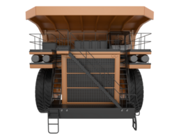 Mining truck isolated on background. 3d rendering - illustration png