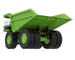 Mining truck isolated on background. 3d rendering - illustration png