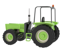 tracteur isolé sur Contexte. 3d le rendu - illustration png