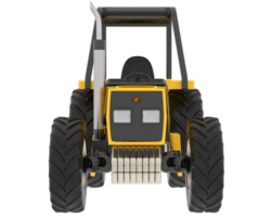 tractor aislado en antecedentes. 3d representación - ilustración png