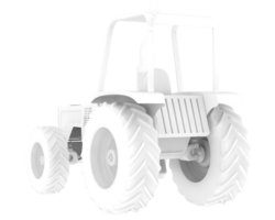 Big farming vehicle isolated on background. 3d rendering - illustration png