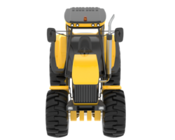 Big farming vehicle isolated on background. 3d rendering - illustration png