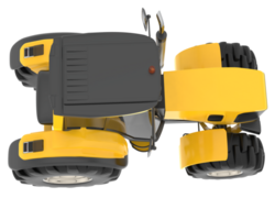 Big farming vehicle isolated on background. 3d rendering - illustration png