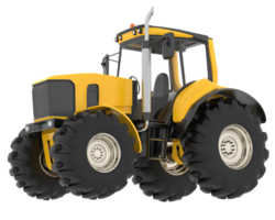 Big farming vehicle isolated on background. 3d rendering - illustration png