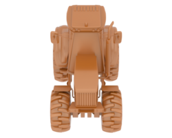 groß Landwirtschaft Fahrzeug isoliert auf Hintergrund. 3d Rendern - - Illustration png