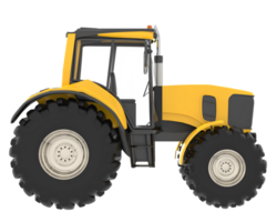 Big farming vehicle isolated on background. 3d rendering - illustration png