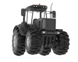 Big farming vehicle isolated on background. 3d rendering - illustration png