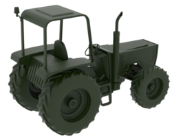 Big farming vehicle isolated on background. 3d rendering - illustration png