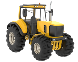 Big farming vehicle isolated on background. 3d rendering - illustration png