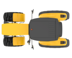 groot landbouw voertuig geïsoleerd Aan achtergrond. 3d renderen - illustratie png