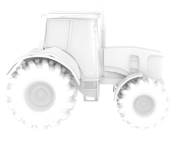 Big farming vehicle isolated on background. 3d rendering - illustration png