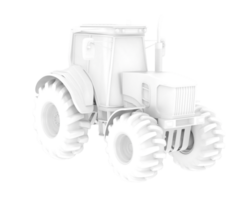 Big farming vehicle isolated on background. 3d rendering - illustration png