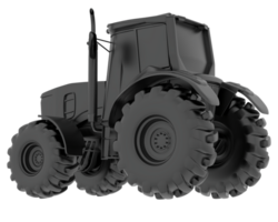 Big farming vehicle isolated on background. 3d rendering - illustration png