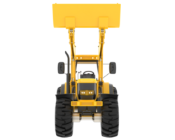 Excavator isolated on background. 3d rendering - illustration png