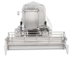 mietitore isolato su sfondo. 3d interpretazione - illustrazione png