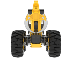 Skidder isolated on background. 3d rendering - illustration png
