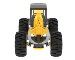 Skidder isolated on background. 3d rendering - illustration png