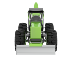 Skidder isolated on background. 3d rendering - illustration png