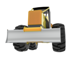 Schlepper isoliert auf Hintergrund. 3d Rendern - - Illustration png