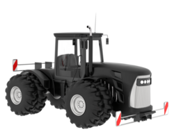 Large tractor isolated on background. 3d rendering - illustration png