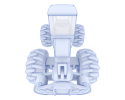 Skidder isolated on background. 3d rendering - illustration png