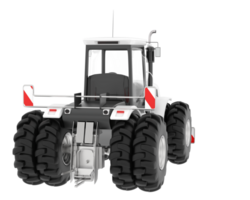 Large tractor isolated on background. 3d rendering - illustration png