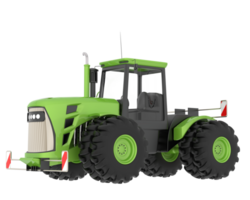 Large tractor isolated on background. 3d rendering - illustration png