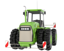 Large tractor isolated on background. 3d rendering - illustration png