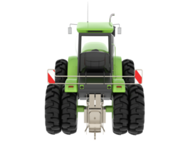 Large tractor isolated on background. 3d rendering - illustration png