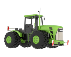 Large tractor isolated on background. 3d rendering - illustration png