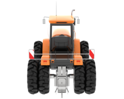 Large tractor isolated on background. 3d rendering - illustration png