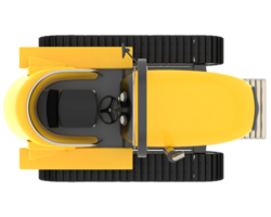 mini tractor aislado en antecedentes. 3d representación - ilustración png