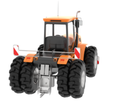 mini tractor aislado en antecedentes. 3d representación - ilustración png