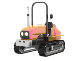 mini crawler isolerat på bakgrund. 3d tolkning - illustration png