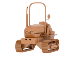 mini tractor aislado en antecedentes. 3d representación - ilustración png