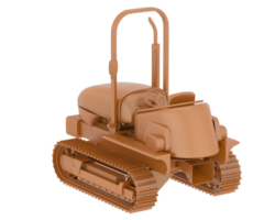 Mini Crawler isoliert auf Hintergrund. 3d Rendern - - Illustration png