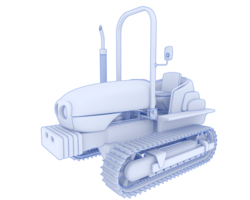 Mini crawler isolated on background. 3d rendering - illustration png