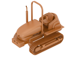 Mini crawler isolated on background. 3d rendering - illustration png