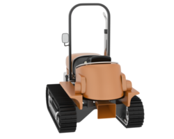 mini crawler isolé sur Contexte. 3d le rendu - illustration png