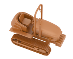 Mini crawler isolated on background. 3d rendering - illustration png
