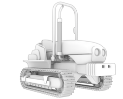 Mini crawler isolated on background. 3d rendering - illustration png